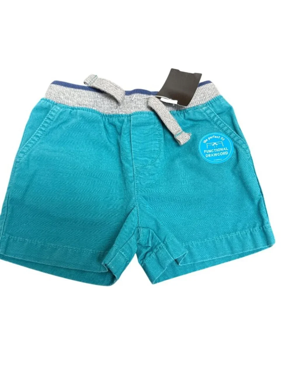 Carter's Baby Boys Easy Dock Shorts Teal Size 6 Months